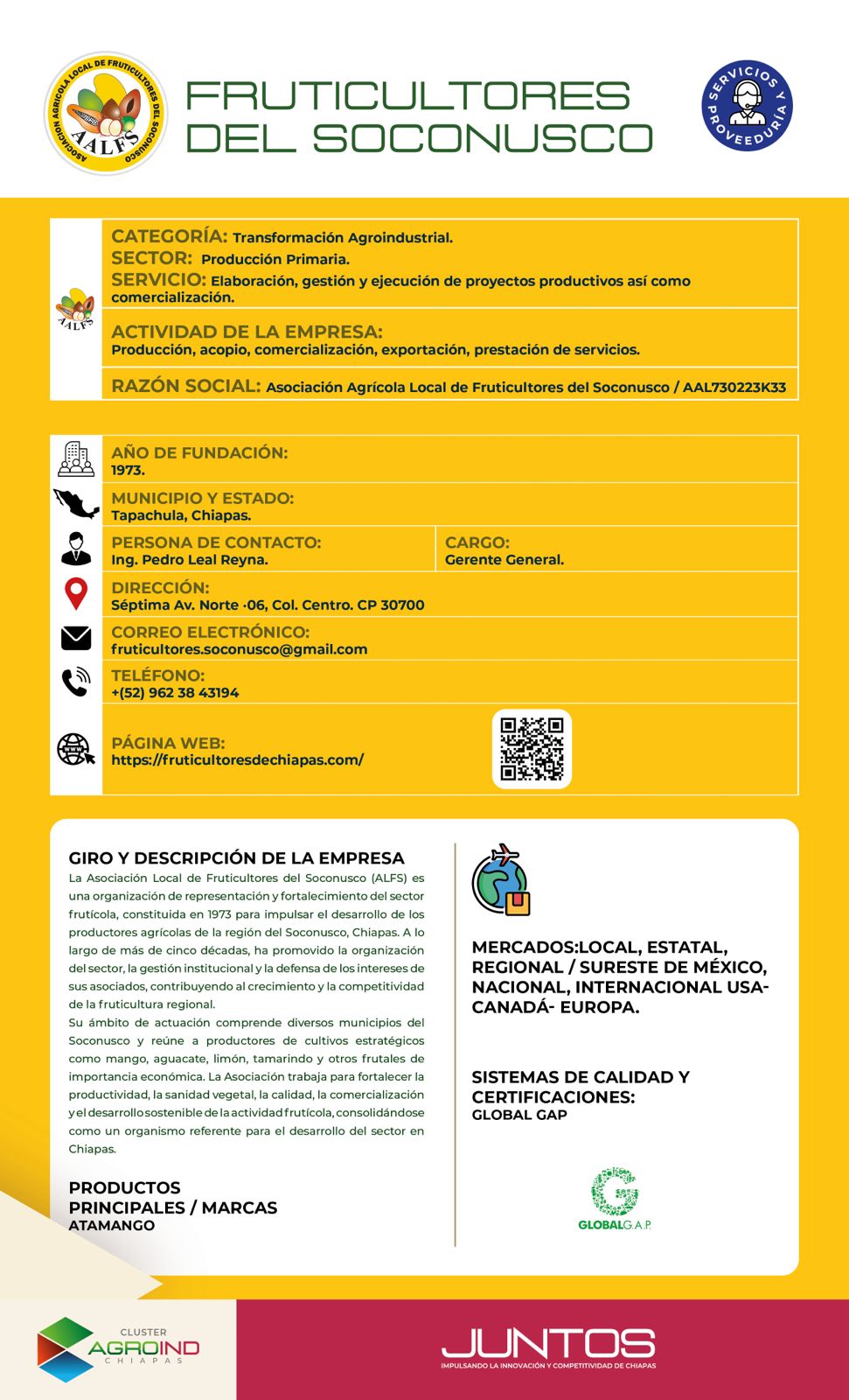 FRUTICULTORES DEL SOCONUSCO